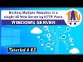 Hosting Multiple Websites in a Single Web Server by HTTP Port on Windows Server 2019 [WEB SERVER 02]