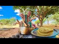 African village life | #cooking Most Delicious Traditional Food for Breakfast | Soft Easy Chapati