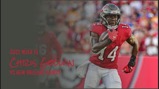 Chris Godwin WR Tampa Bay Buccaneers | Every Play | 2022 Week 13 vs New Orleans Saints