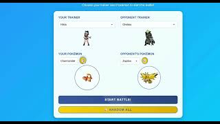 Pokémon Battle Simulator using Flask , Python and PokéAPi