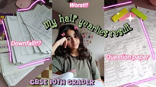 *Most Requested* | Disclosing my Half yearly exam result as a CBSE 10th grader 📝| Vanshika 🌷|