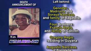 Matilda Regis John long 1
