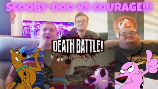 SCOOBY BECAME A TITAN! | Reacting to Scooby-Doo VS Courage The Cowardly Dog | DEATH BATTLE