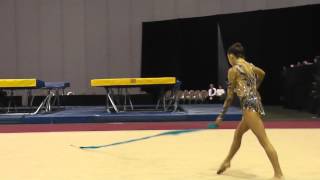 Julia Garbuz - Ribbon - 2012 Rhythmic Nationals - Junior - Day 1