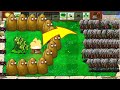 1 Threepeater vs Gargantuar vs Zombie Plants vs Zombies Minigames Zombotany 2