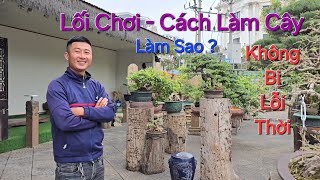 Để làm sao LỐI CHƠI & CÁCH LÀM cây không bị  LỖI THỜI và LẠC HẬU ? Quá CS của em TUẤN .