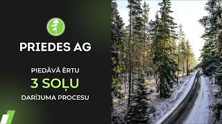 Priedes AG 3 soļu darījuma process