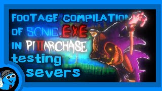 FOOTAGE COMPILATION OF SONIC.EXE IN PILLAR CHASE 2 TESTING SEVERS | #pillarchase2 #sonic #sonicexe