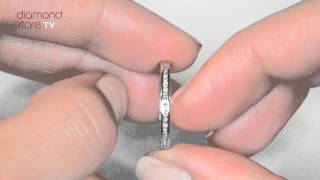 HG33-72Y - 0.50ct Rae Full Diamond Eternity Ring In 18K White Gold