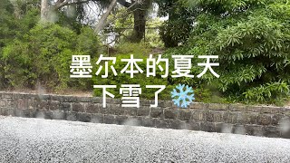 11/ 21 墨尔本的夏天，下雪了 Melbourne Summer Wild Weather