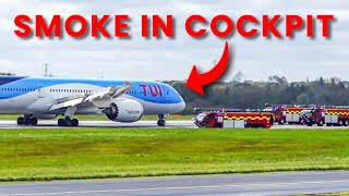 Emergency Landing of TUI Dreamliner at Manchester Airport - 