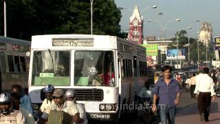 Busy streets of Chennai