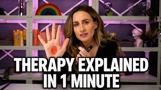 Psychologist Explains Therapy In Under 1 Minute