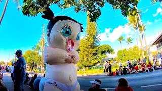 Halloween 2022 in Lahaina Maui Hawaii Halloween Costume Parade before and after