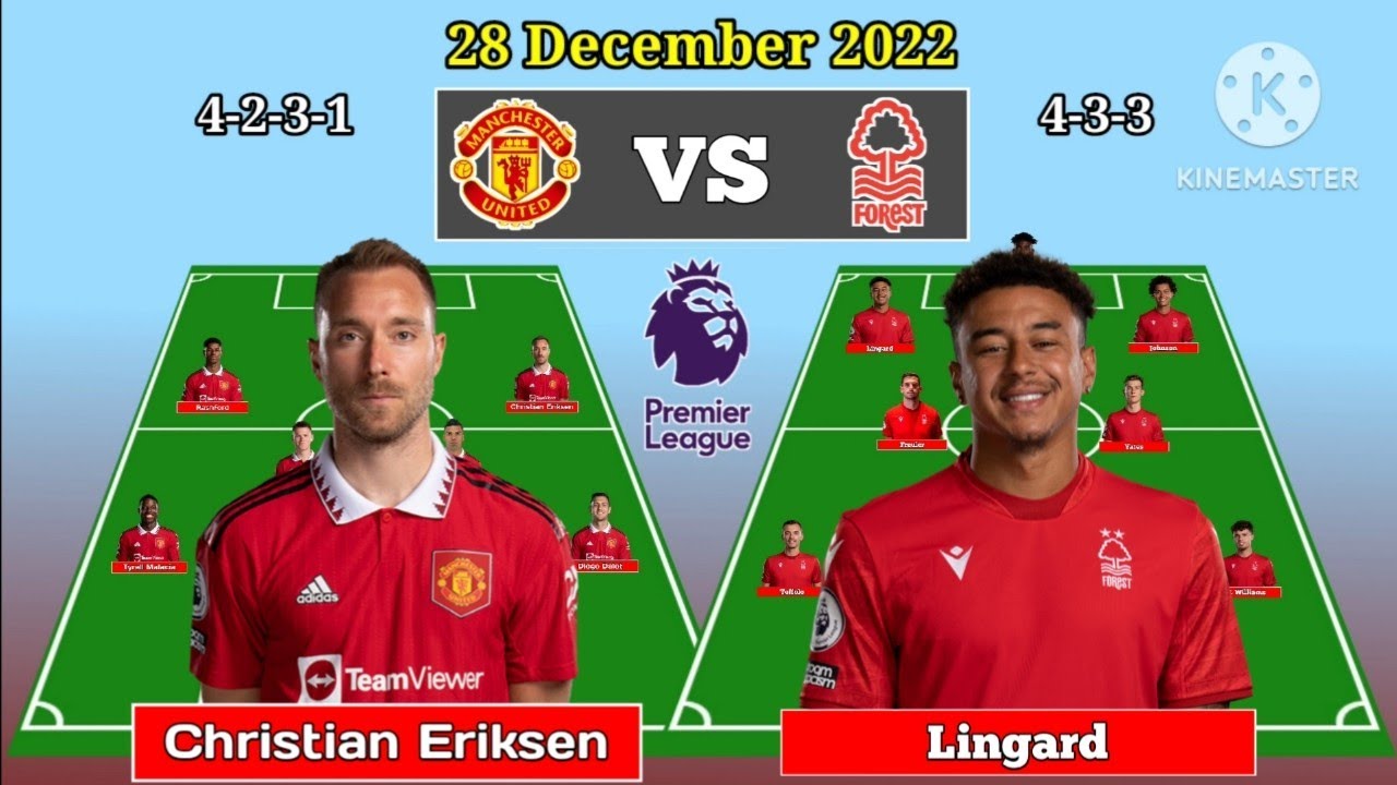 Predictions Line Up Manchester United Vs Nottingham Forest ~ Matchweek ...