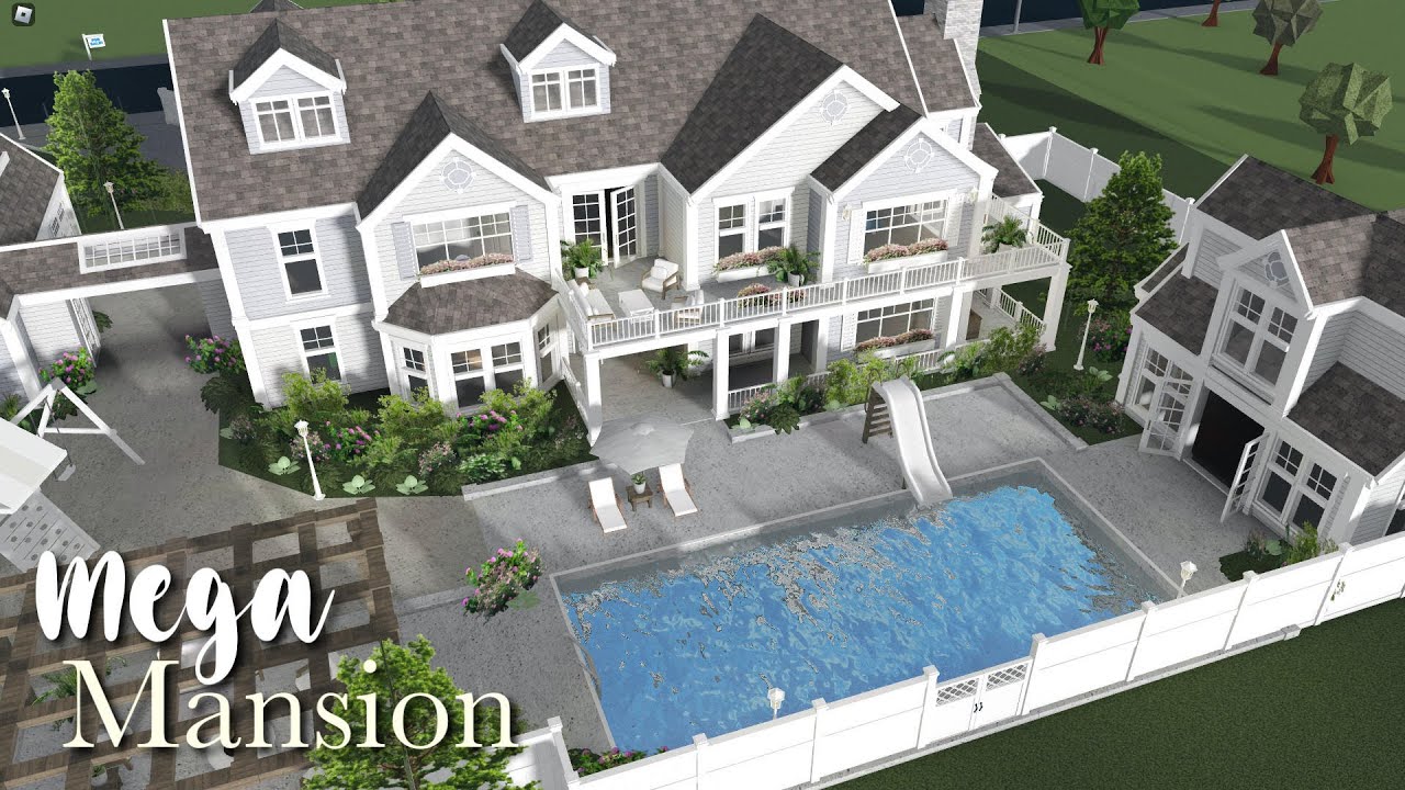 How To Build A Mega Mansion In Bloxburg