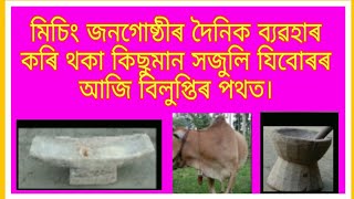 মিচিং জনগোষ্ঠীৰ দৈনিক ব্যৱহাৰ কৰি থকা সজুলি যিবোৰ আজি বিলুপ্তিৰ পথত/Traditional apparetus of mising