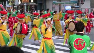 【さんさ踊り】2018うえの夏まつりパレード