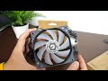 bitfenix nova mesh tg timelapse with 4 argb fans