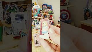 Unbox 5 Surprise Mini Brands Disney toys with empty piece. Mini Disney store set. Tiny Little Things