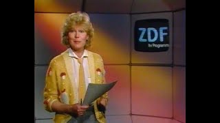 ZDF 23.03.1985 - ZDF Ihr Programm (Vorschau) und heute mit Gerhard Klarner, sowie Ansage