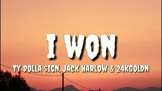 Ty Dolla $ign, Jack Harlow & 24kGoldn - I Won (Lyrics) [from F9 - The Fast Saga]