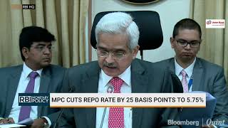 RBI Governor Shaktikanta Das On Repo Rate