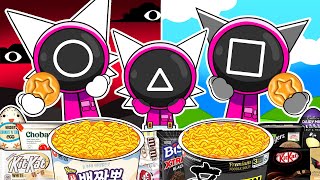 INCREDIBOX SPRUNKI - Wenda Family’s Squid Game Edition Unique Convenience Store Feast Animation