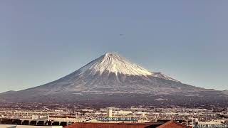 富士山365日　2025年2月5日(水)日の入り17:19