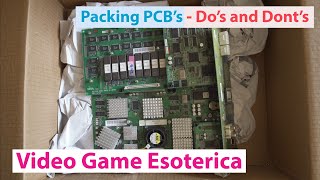 How to Properly and Improperly Package Arcade boards for shipping! - \