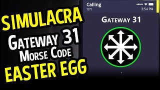 SIMULACRA Gateway 31 Easter Egg (Horror) - Simulacra How to do Gateway 31 Morse Code Easter Egg