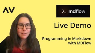 Live Demo — Programming in Markdown with MDFlow