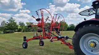 2020 Kuhn GA6501 twin rotor hay rake   21755