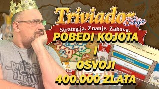 Pobedi Kojota i osvoji 400.000 zlata - Kojot igra Triviador powered by Telenor.rs