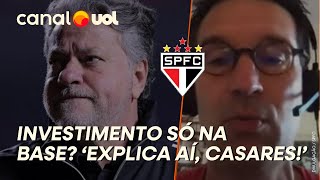 SÃO PAULO CONTRATA PACOTÃO PARA BASE! INVESTE MAIS LÁ QUE NO PROFISSIONAL, REAGE ARNALDO RIBEIRO