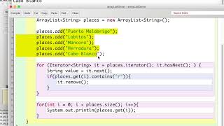 Removing from ArrayList