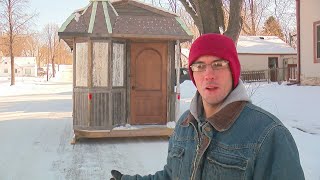 Art Shanty Ice House Stuck In Northeast Minneapolis