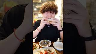 ASMR MUKBANG  Fried Chicken, steak, black bean noodles, kimchi Korean Food recipe ! eating 17