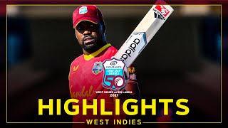 Highlights | West Indies vs Sri Lanka | Bravo Ton Sees WI Sweep Series! | 3rd CG Insurance ODI 2021