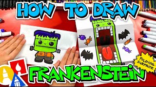 How To Draw Frankenstein Folding Surprise Puppet
