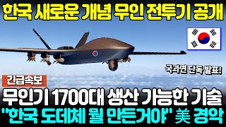 KF-21 새로운 개념 무인 전투기 공개