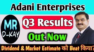 Adani Enterprises Q3 results 2025 | Adani Enterprises share latest news today | Adani Enterprises