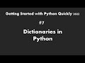 Dictionaries in Python