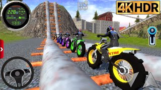 Juego de Motos - Racing Extreme Motorcycles Dirt Bikes Simulator 2025 - Android \\ IOS gameplay [4K]