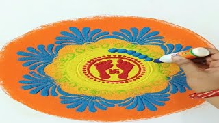 easy diwali rangoli छापा रंगोली जो हर कोई बना सकता है