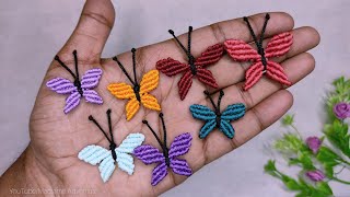 DIY Handmade Macrame Butterfly #4