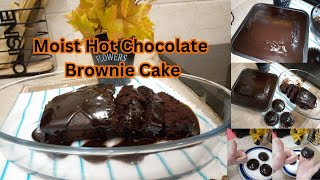 Moist Hot Chocolate Brownie Cake I Secret Tips for the Perfect Bake I Creamy chocolate Ganache