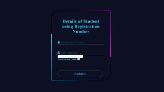 Create an Animated Login & Registration Form with CAPTCHA || #html , #css and #javascript