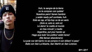 TRUENO, Nathy Peluso - ARGENTINA LETRA