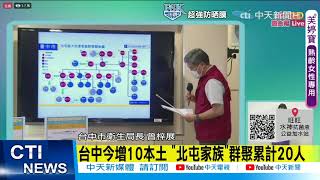 【每日必看】台中今增10本土 「北屯家族」群聚累計20人@中天新聞CtiNews 20210601